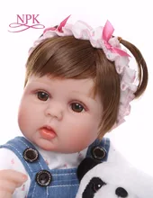 Novo 42cm bebê reborn boneca 17 Polegada realista realista realista bebês recém-nascidos boneca brinquedo para meninas da criança azul olhos renascer presente de aniversário