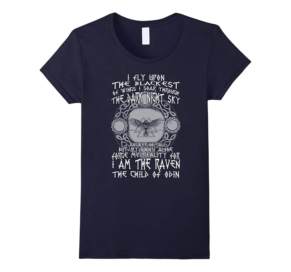 Viking T Shirt-я Ворон ребенок футболка с одином Футболка мужская последняя 2019 простой стиль дизайн мужская футболка футболки