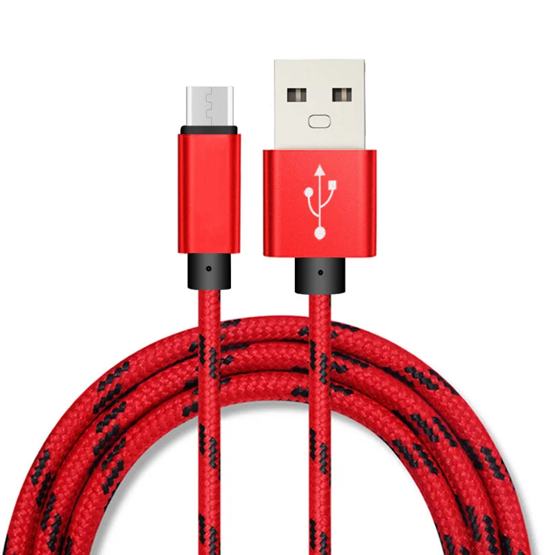 Кабель Micro-USB нейлоновый плетеный кабель для быстрой зарядки передачи и зарядное устройство провод для Samsung Galaxy s3 S7 край J3 J5 J7 A3 A5 A7 кабели для мобильных телефонов