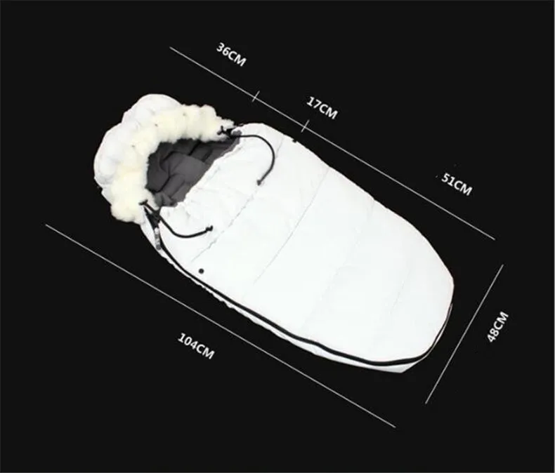Зимний детский спальный мешок для коляски, плотный хлопковый конверт, спальный мешок высокого качества для мальчиков и девочек, спальные мешки