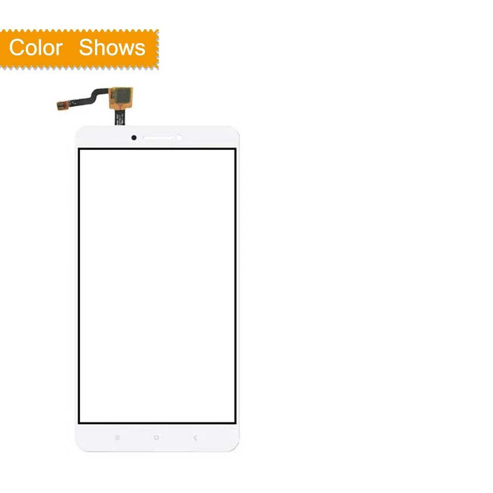 Для Xiaomi mi Max 1 Max1 сенсорный экран дигитайзер Сенсорная панель Датчик переднее внешнее стекло без ЖК-дисплея Max сенсорный экран - Цвет: white no gift