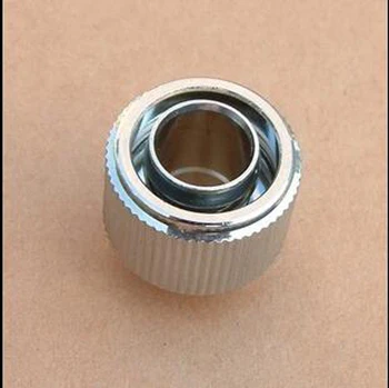 

2PCS Siliver ID 13MM" OD 19MM Compression Fitting nozzle G1/4 thread suit 13X19mm tubing water cooling computer