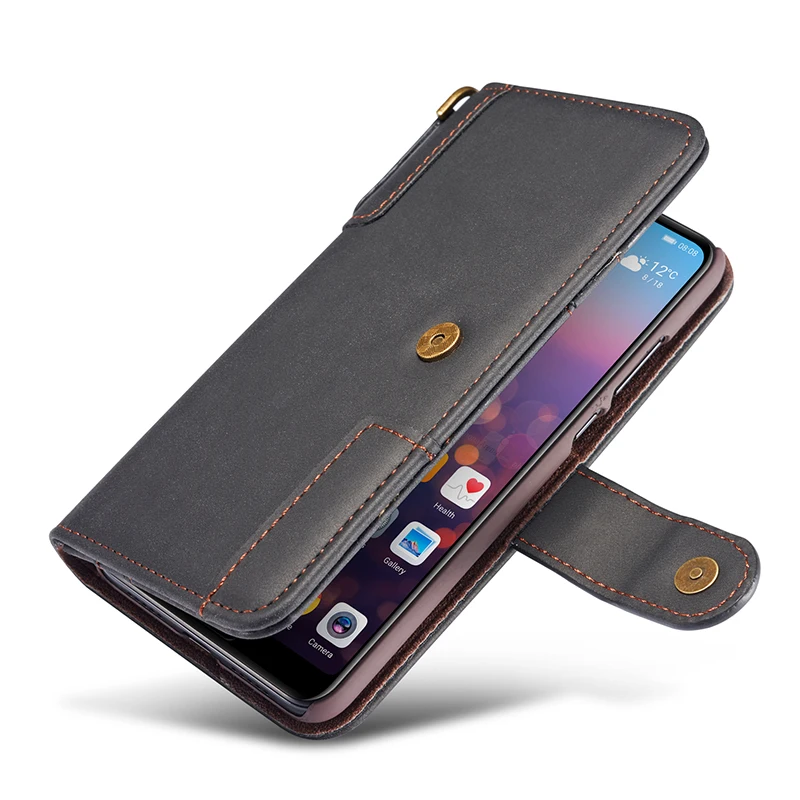 Чехол для Huawei mate 20 Lite чехол из коровьей кожи P20 откидной Магнитный кошелек Mate P30 Pro
