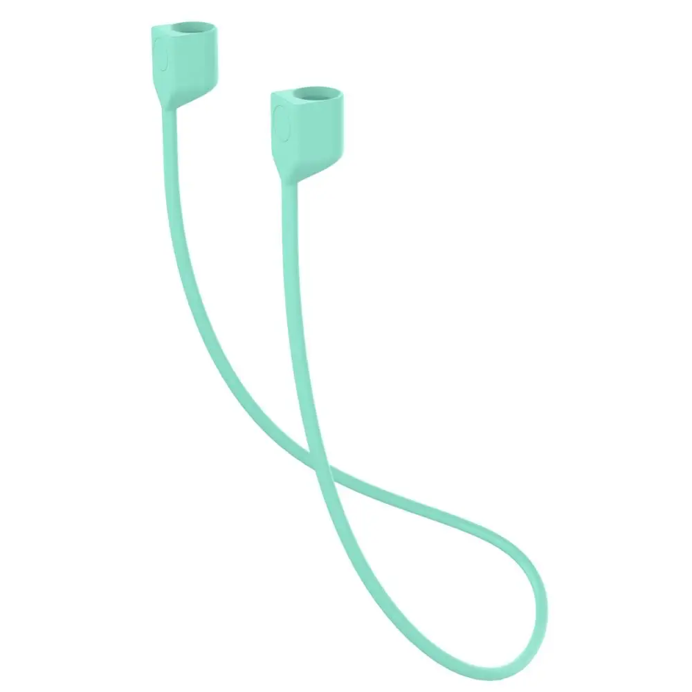 Магнитный ремешок для наушников для Airpods TWS анти-потерянный ремешок Магнитная веревка для bluetooth-наушников силиконовый шнур-кабель - Цвет: Green