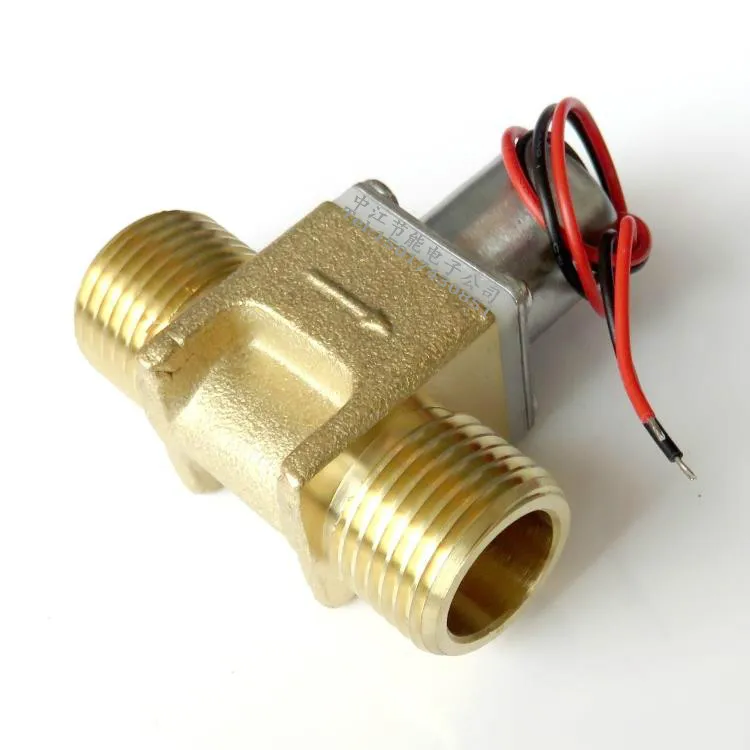 Умный Соленоидный клапан пилота импульсный низкой мощности DC3.6V 6.5V G1/2 датчик