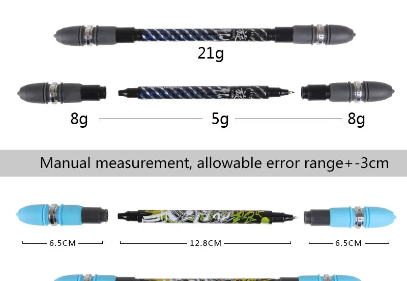 Супер крутая Вращающаяся ручка, вращающаяся игровая шариковая ручка с нескользящим покрытием, вращающаяся шариковая ручка с синими чернилами, сменная матовая ручка для игры на пальцах, Pe