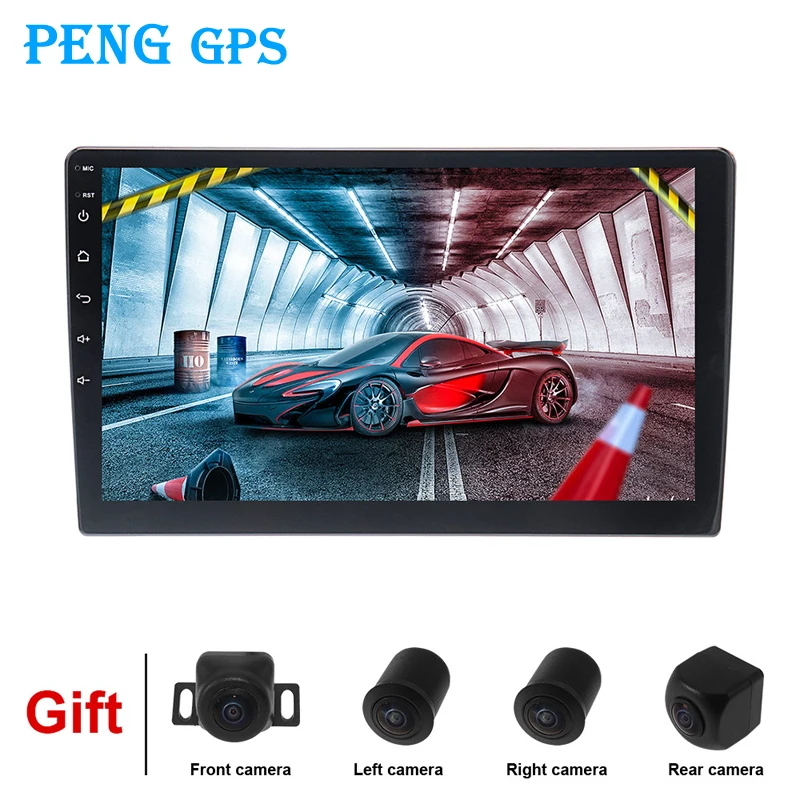 

9"Android 8.1 Octa Core Universal Double 2 Din car Radio Stereo GPS Headunit Audio free 360 camera forJetta Bora LaVida