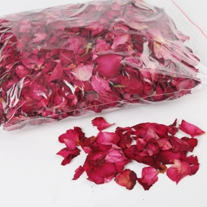 The Dried Rose Petals, Natural Rose Petal For Bath,250g/Bagin Bath