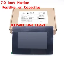 Módulo de serie Nextion mejorado HMI inteligente USART UART, pantalla TFT LCD, Panel táctil resistivo o capacitivo con carcasa, 7,0"