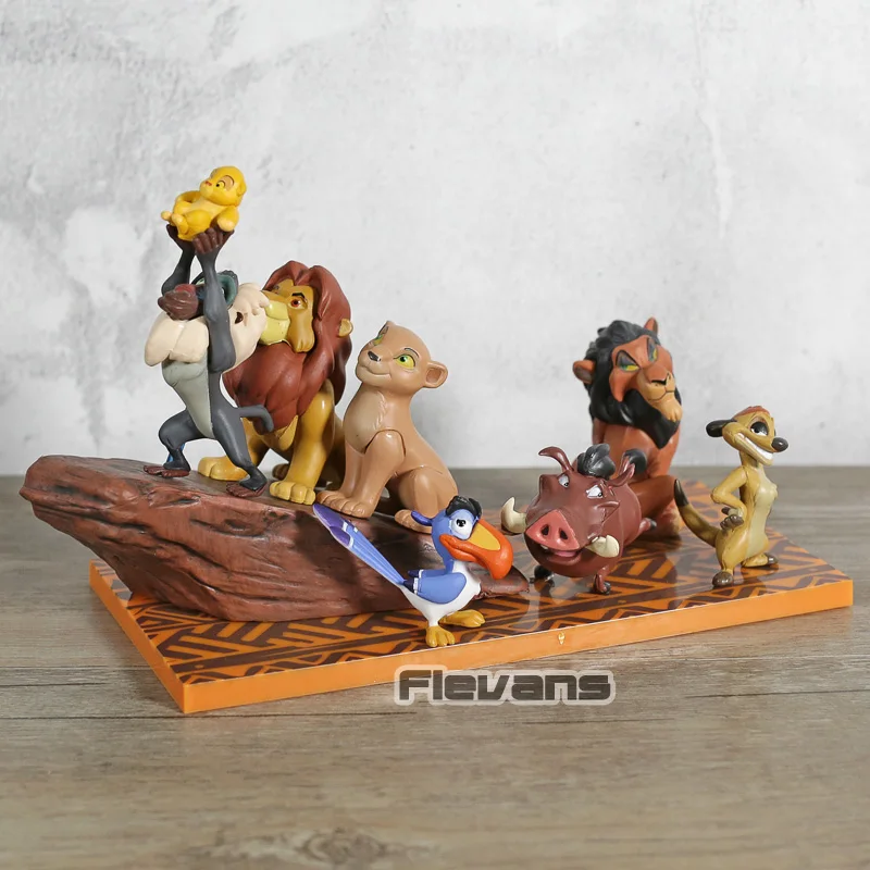 

WCF The Lion King Mufasa Simba Timon Pumbaa Scar Rafiki PVC Figures Toys Dolls Collection 6pcs/set