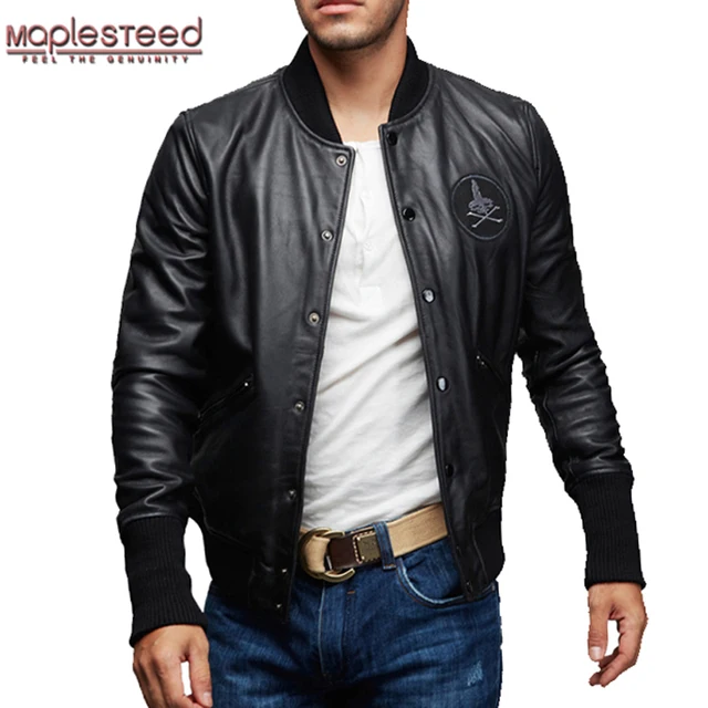 Buy Factory Genuine Leather Jacket Men High Quality