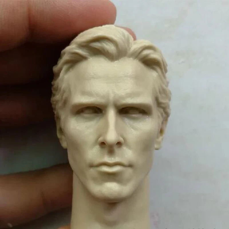 

Blank Hot 1/6 Scale Dark Knight Rises Christian Bale Wayne Head Sculpt Unpainted