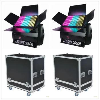 

(2pcs+2flycase) 180x9 watt led rgb wall wash light dmx 3in1 color wash city light rgb led city color washer waterproof light
