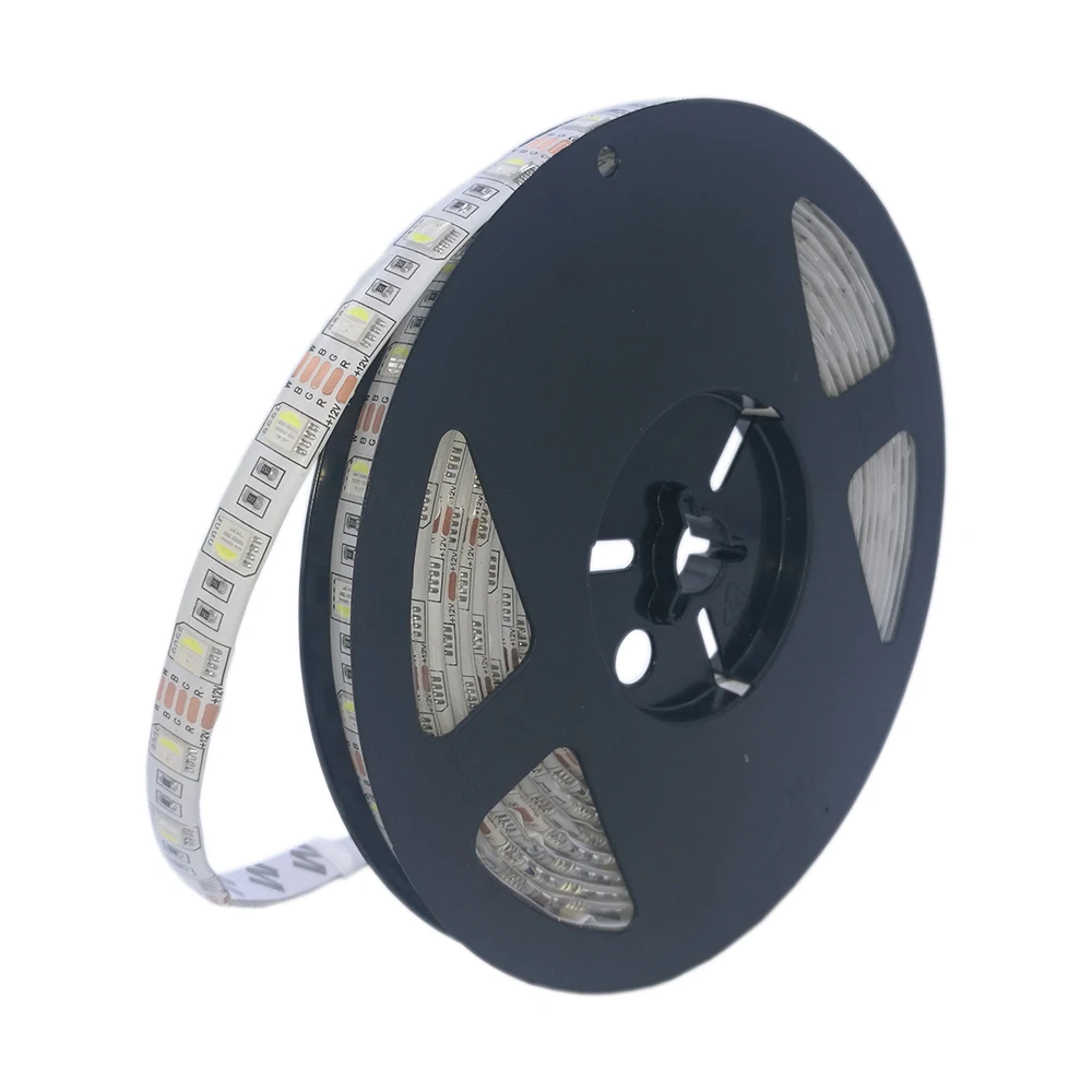 5 м 4 в 1 RGBW RGBWW Светодиодная лента 5050 DC 12V Гибкая лампа RGB + белый/RGB теплый белый