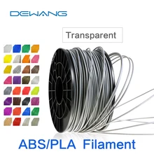 DEWANG 1.75 мм Ручка 400 М 1 КГ/Рулон Пластик Резина Расходные Материалы 26 Цветов 3D Принтер ABS Нити