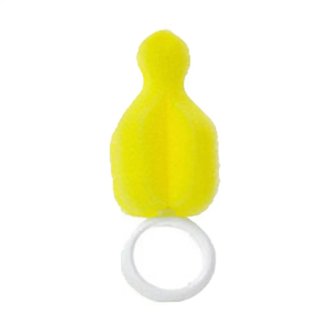 Щетка для детской бутылочки, щетка для сосок, вращающаяся на 360 градусов, набор кистей для чистки губки - Цвет: random sponge brush