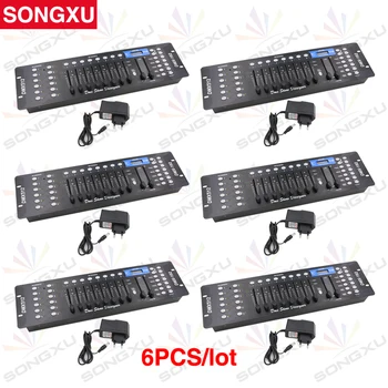 

SONGXU 6pcs/lot 192 DMX Controller DMX512 Console DJ Lighting Controller for Stage Lights For Machine /SX-DISCO192