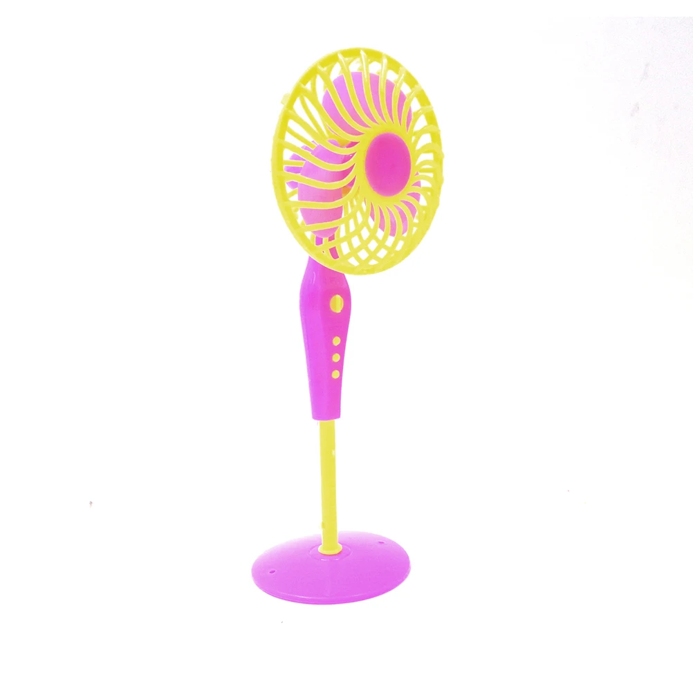 1PCS Cute Mini Mechanical Fan Toy For Classic Kids Play House Fans Toys
