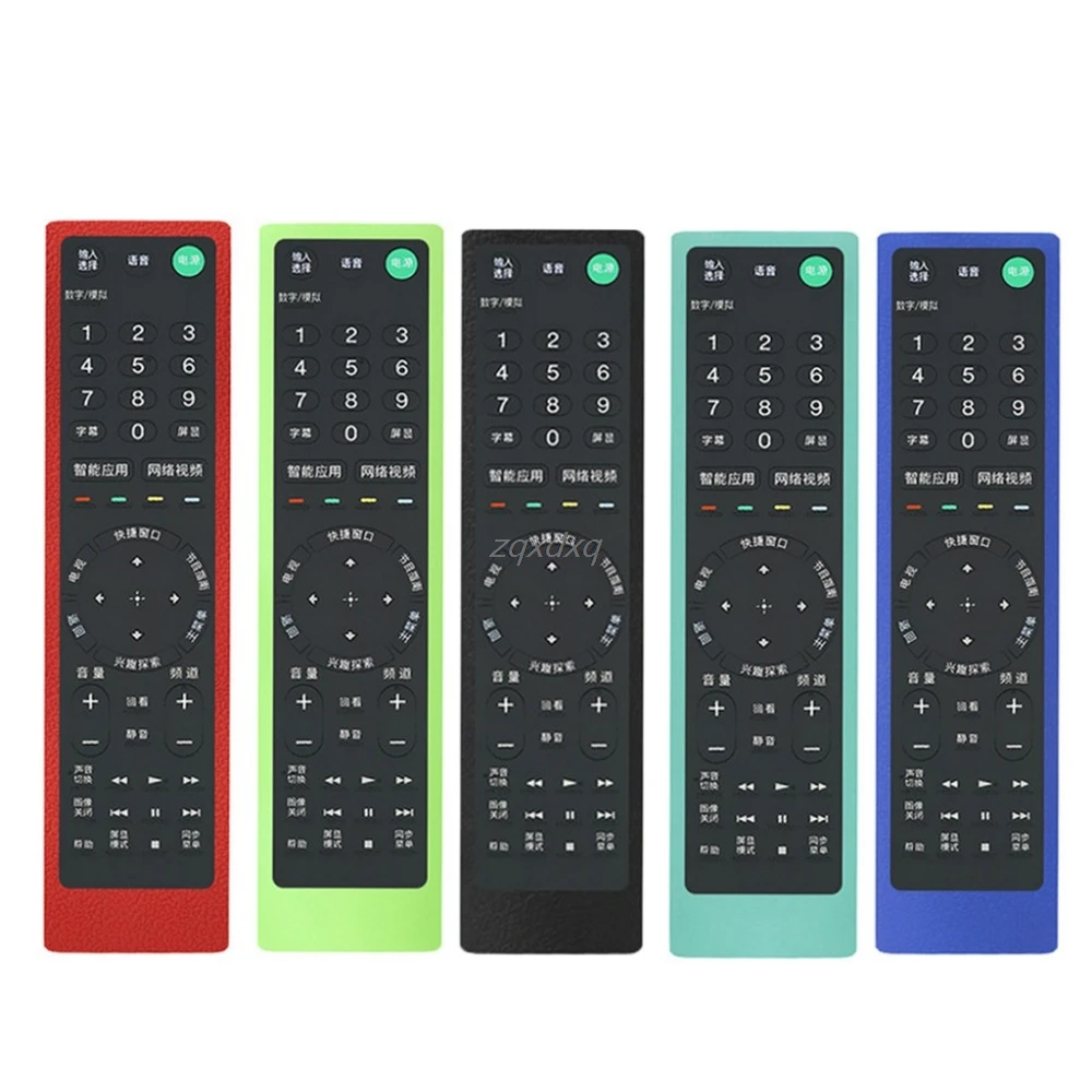 

Silicone Cover Case Protective Skin For Sony RMF-TX200C Smart TV Remote Nov09 Drop Ship