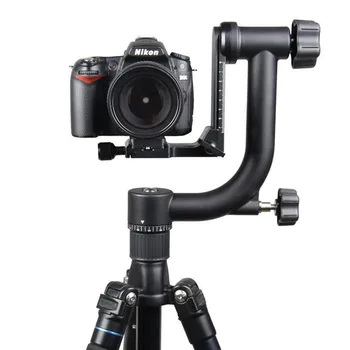 

Professional 360-degree Panorama cantilever Gimbal Bracket Tripod Head Telephoto lens cantilever with Quick Release Plate For D