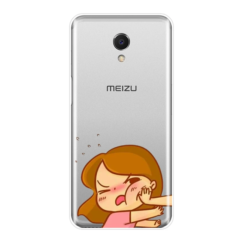 Чехол для Meizu M2 M3 M5 M6 Note милый мягкий силиконовый чехол влюбленных пар M6S M6T M5C M5S M3S