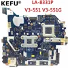 KEFU NBC1811001 Q5WV8 LA-8331P motherboard For acer aspire V3-551G V3-551 laptop motherboard DDR3 Radeon HD 7670M original test ► Photo 2/5