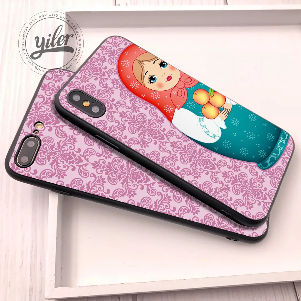 iphone 8 plus phone case Coque Cute matryoshka For iPhone XS 12 mini 11 Pro Max  Case For iPhone 7 8 Plus 5 5S 6 6S 7 8 Plus XS X XR SE 2020 Cases Cover iphone 8 case
