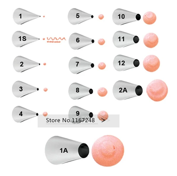 00#0#1 носик для украшения торта и кекса, кондитерские инструменты, насадка для глазури