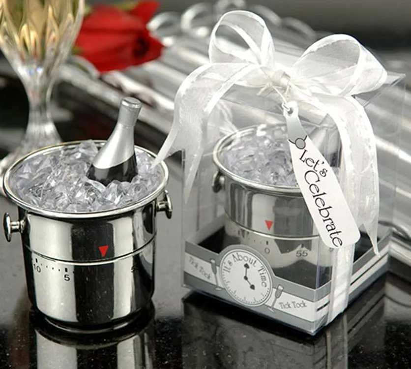 Creative Home Party Favor Champagne Bucket Timer For Bridal Shower
