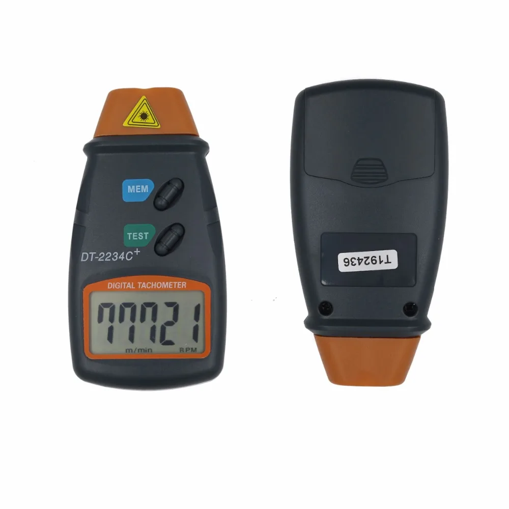 Бесконтактный RPM Tach DT-2234C цифровой лазерный тахометр 2,5-99,999 об/мин электронный Фото Тахометр скидка 20