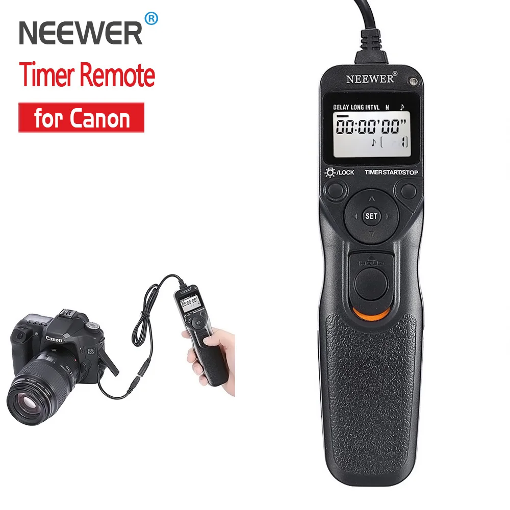Neewer Shutter Release Timer Remote Control Cord For Canon Eos