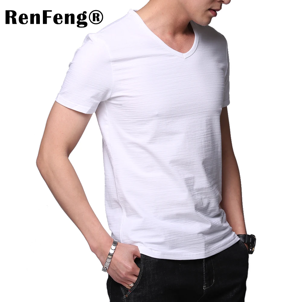 

Plain Men's Pure Cotton Solid underwear clothing close-fitting short sleeve Relax breathable strench O neck undershirts Men