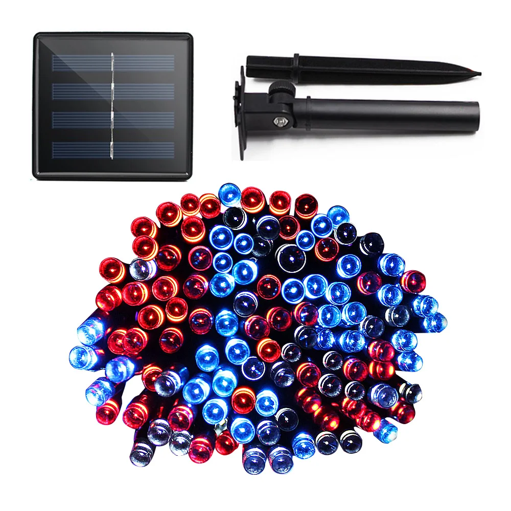 100 LED Solar String Light Outdoor Waterproof Fairy Solar Lights For Garden Decoration Christmas Solar Powered Lamp Strip 200LED (18)