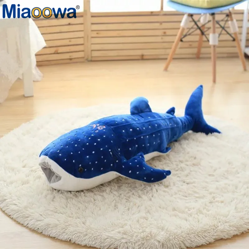 Cute Blue Shark Plush Toy Big Fish Cloth Doll