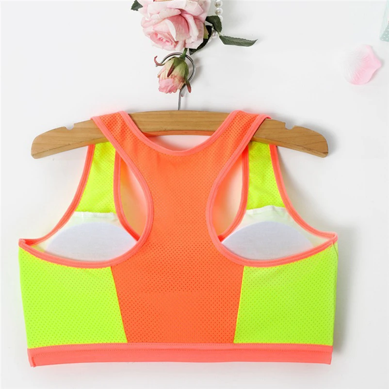 Push Up Sports Bras for Fitness Yoga Running Padded Tank Top Athletic Vest Underwear Shockproof Strappy Bra Top #FS#4JU20 (2)