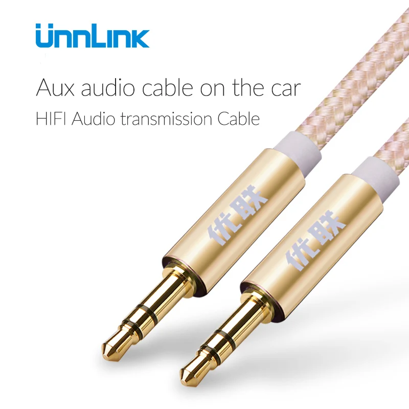 

Unnlin 3 Pole 3.5 Jack Audio Cable Aux Cable Extension 2m 3m for Car Headphone speaker soundbar subwoofer headset earphone
