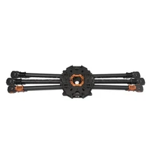 Складной Tarot типа труба из углеродистого волокна 3 K из чистого углеродного металла гекса многороторный вертолет, или Мультикоптер основная рама комплект TL810A