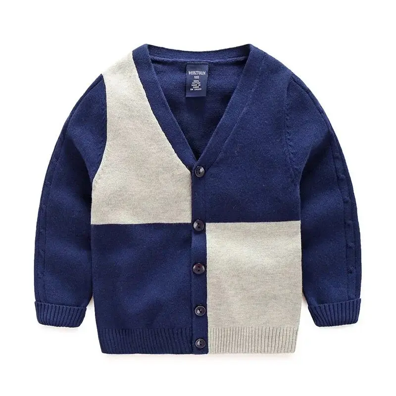R& Z/Детская куртка г. Новая весенне-осенняя трикотажная куртка для мальчиков однобортный свитер