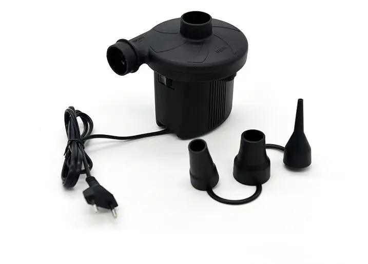 

Universal 220V Electric Air Pump Inflate Deflate for Air Bed Boats Dolls inflatable Bag Mattress With 3 Nozzles EU plug