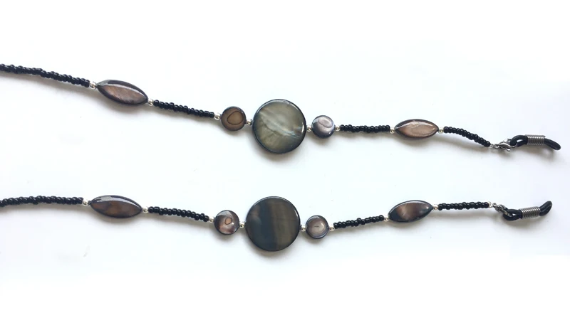 Black Beaded Glasses Chain detail (4)