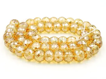 

Titanium Yellow Quartz Crystal Faceted Oval Loose Beads Strand For Making Bracelet Or Necklace Jewelry Approx 15 inch