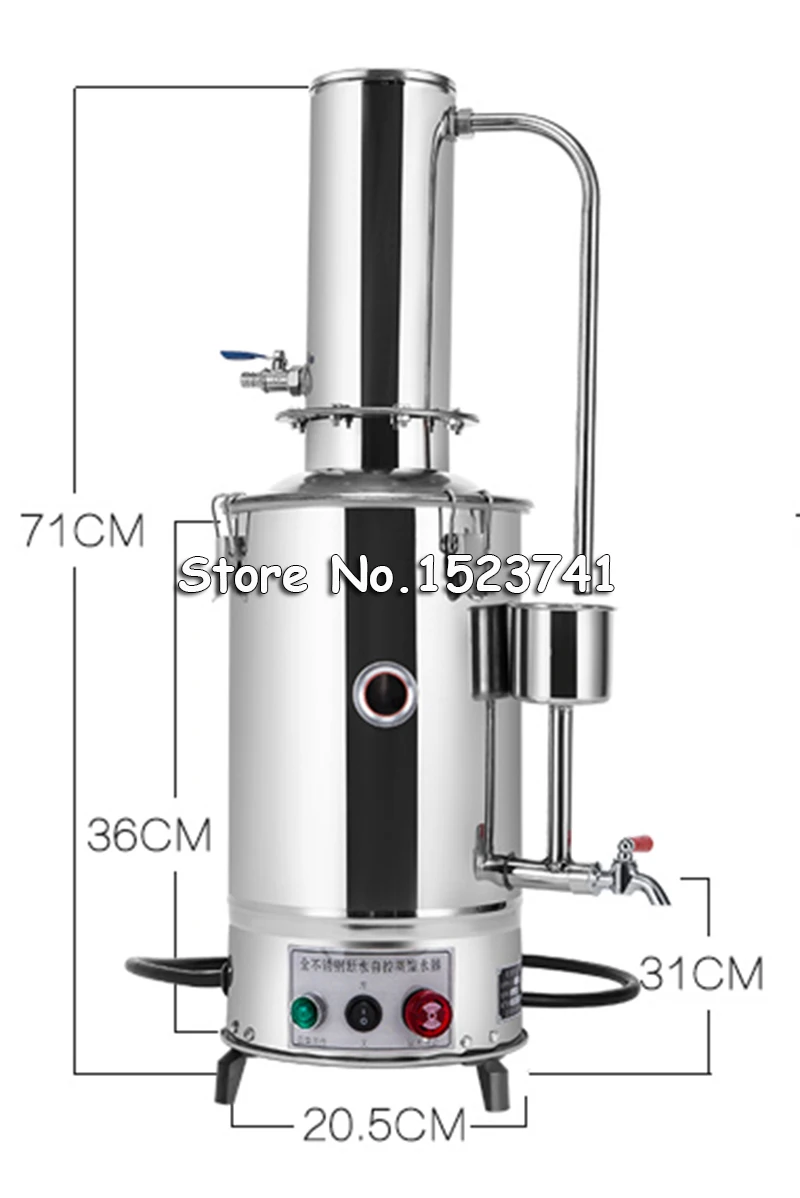 3л/ч автоматический отрезной дистиллятор воды из нержавеющей стали лабораторное оборудование для дистилляции и очистки воды лабораторные принадлежности