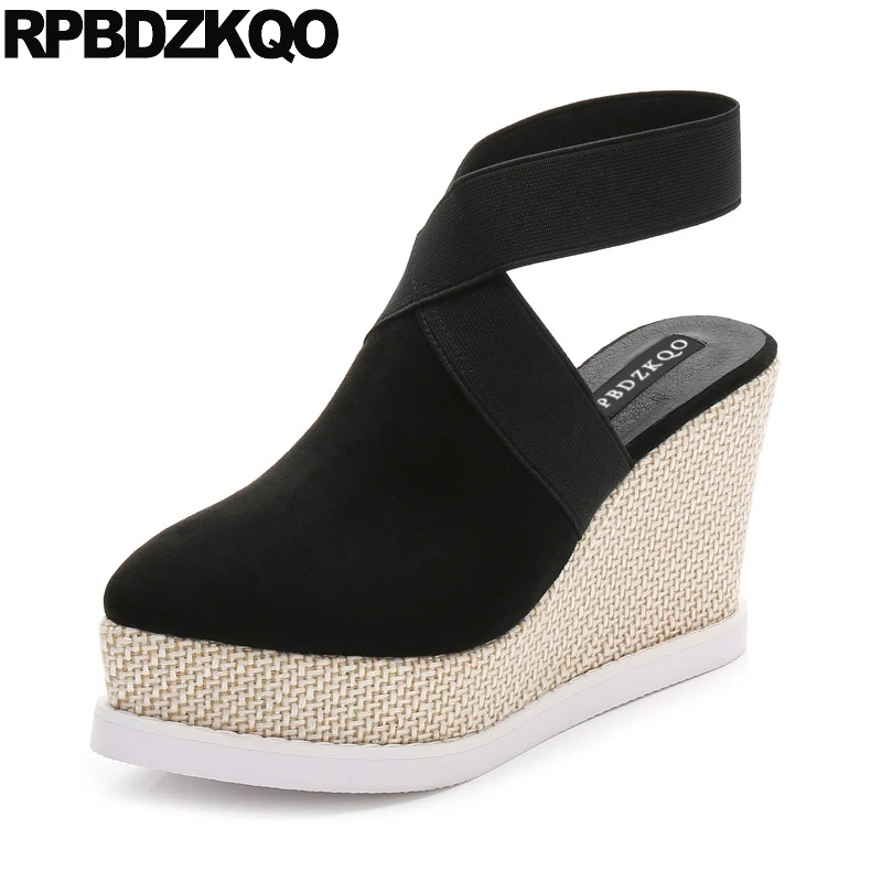 Sandalias De Mujer Con Plataforma Y Tacón De Cuña Para Mujer Sandalias De Mujer Con Plataforma Y Tacón De Cuña Para Mujer