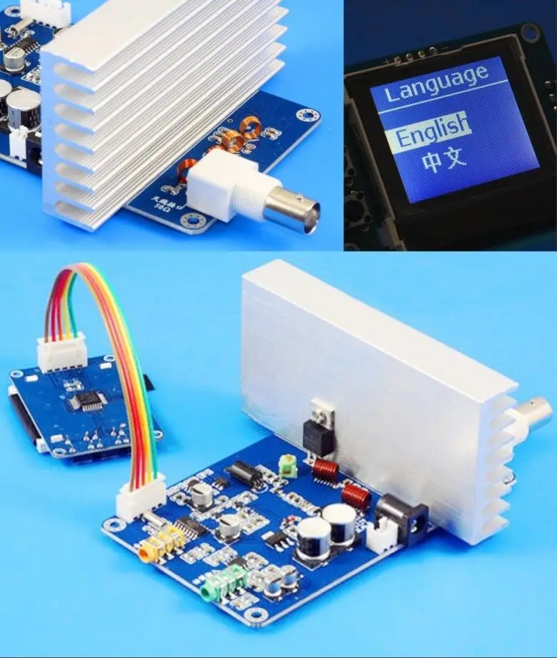 

Assembled 12V 15W PLL Stereo FM Transmitter 76M-108MHz Digital LED Radio Statio