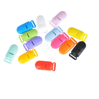 

Baby Pacifier Clips Plastic Transparent Pacifier Clips Soother Holder Round Clamp Pacifier Nipples Holder