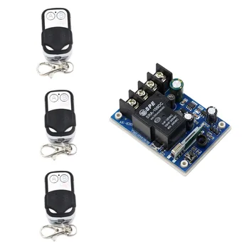 

DC 12V-48V Remote Control Switch Remote Power Switch Remote ON OFF Wireless 1CH Radio Relay 40A Receiver Transmitter