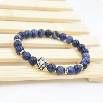 Bracelet En Perles De Sodalite