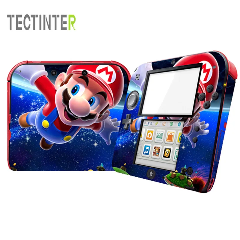 

For Mari o Vinyl Skin For Nintend 2DS For 2DS Console Stickers Skin Cartoon Decal Cover