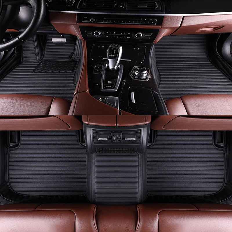 

Double layer Car Floor Mats For Honda all models CRV XRV Odyssey city crosstour civic crider vezel fit accord Car Carpet Covers