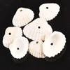 Coquillages du secteur naturel Beige, pour bricolage, décoration de maison faite à la main, Scrapbooking, bijoux artisanaux, un trou 20-26mm TR0223, 20 pièces ► Photo 1/5